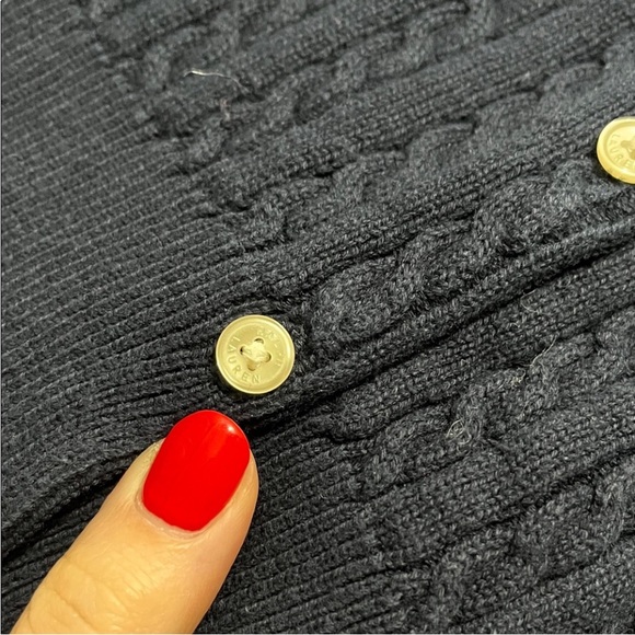 Polo Ralph Lauren Navy Cable Knit Sweater - Picture 4 of 5